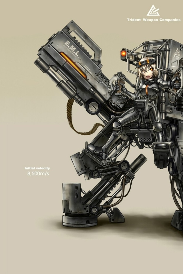 Мощный робот Gia Anime