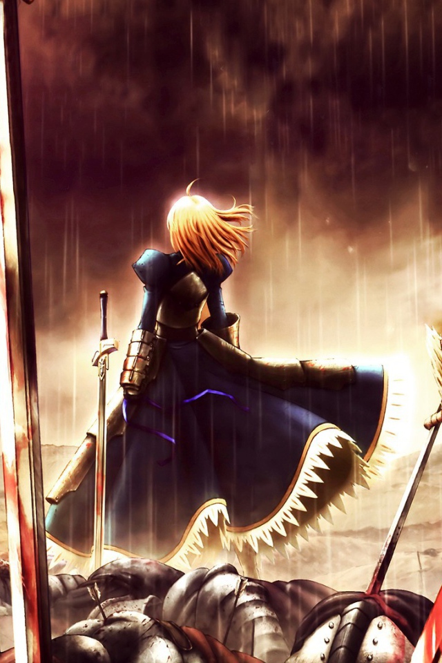 Дождь после битвы, аниме Ночь прибытия