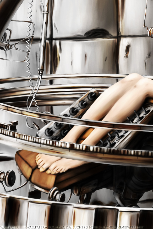 Рыжая девушка в аниме Эйр Гир