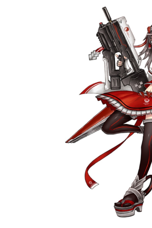 Красная девушка аниме Gia Anime