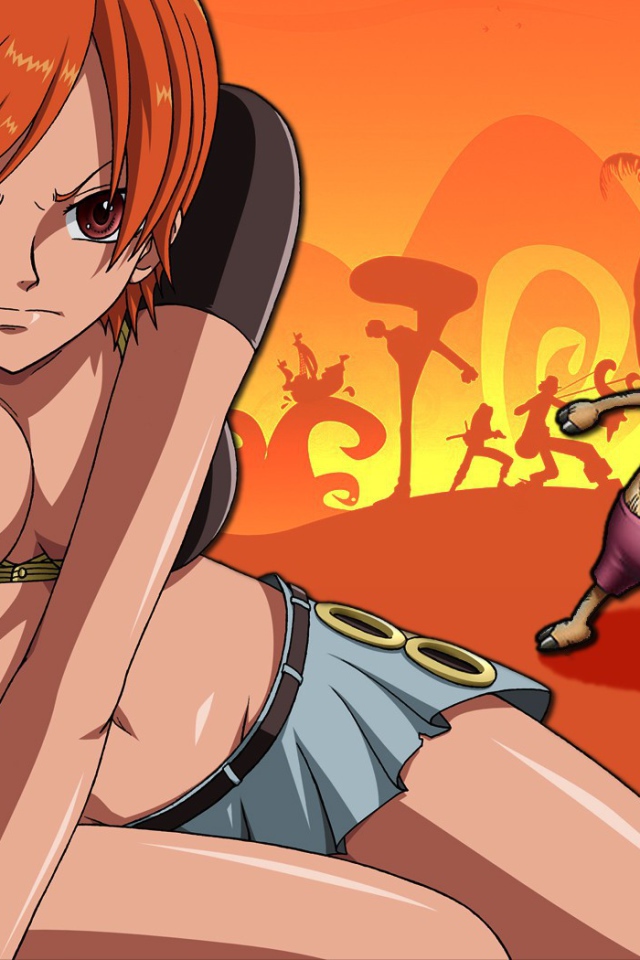 Рыжая Нами из аниме Большой куш