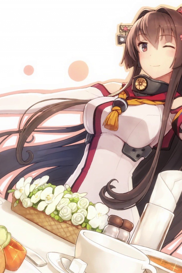 Угощение в аниме Kantai Collection