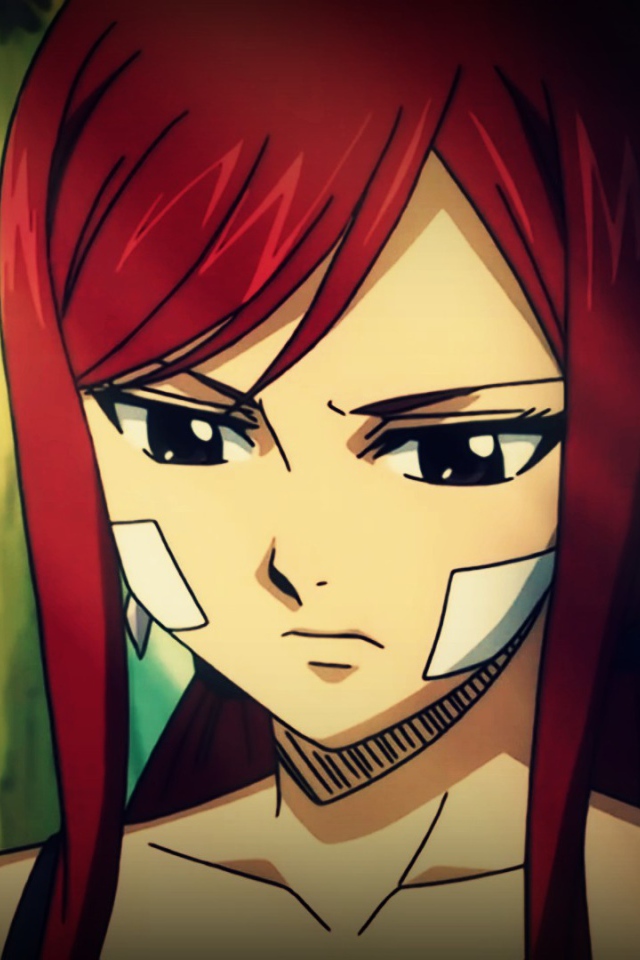 Грустная девушка в аниме Сказка о хвосте феи