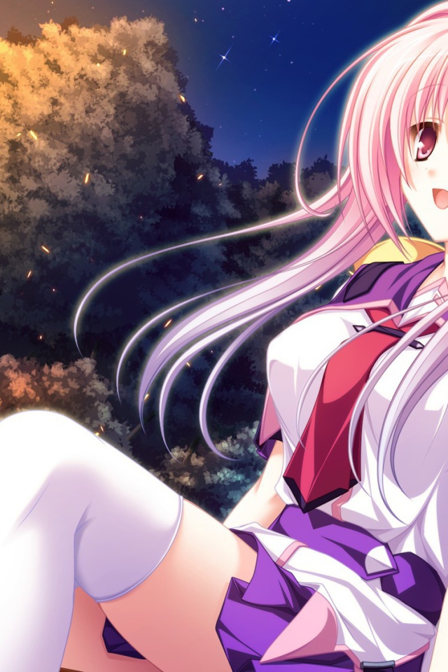 Школьница Мики из аниме Мост в звездное небо