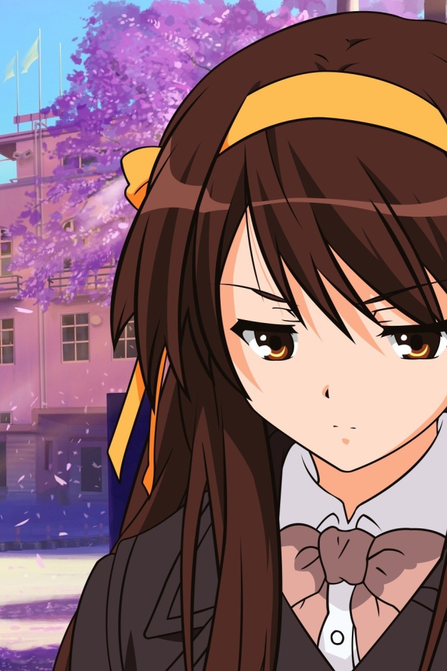 Школьница из аниме Харухи Судзумия