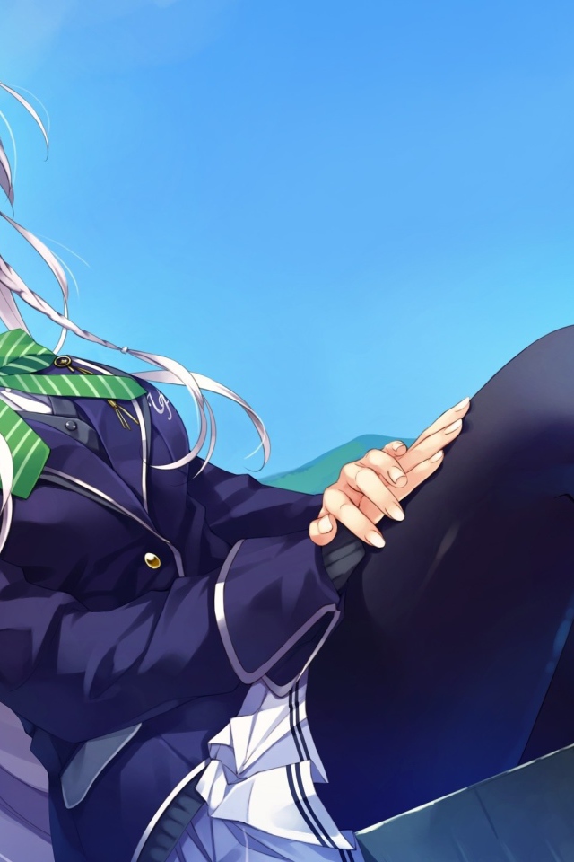 Школьница в аниме Ushinawareta Mirai wo Motomete