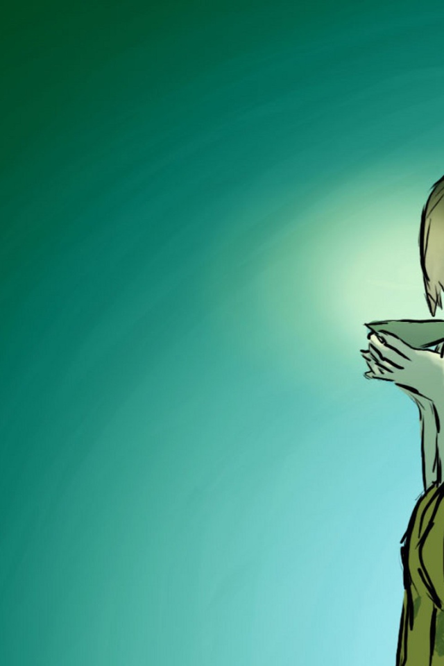 Девушка пьет чай, аниме Мастер Муси