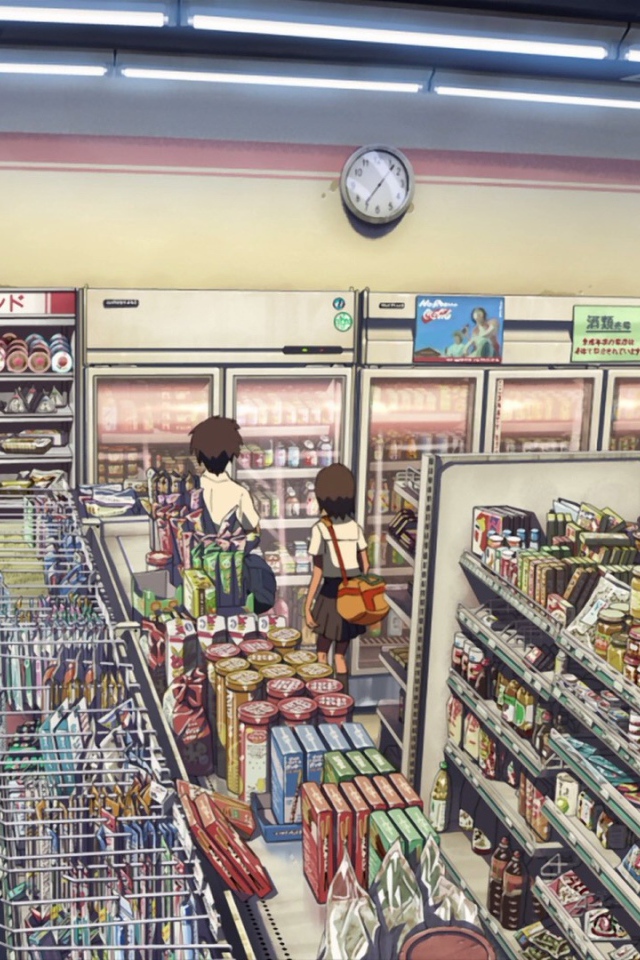 Магазин в аниме Пять сантиметров в секунду