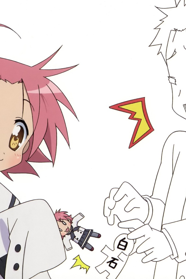 Эскиз рисунка аниме