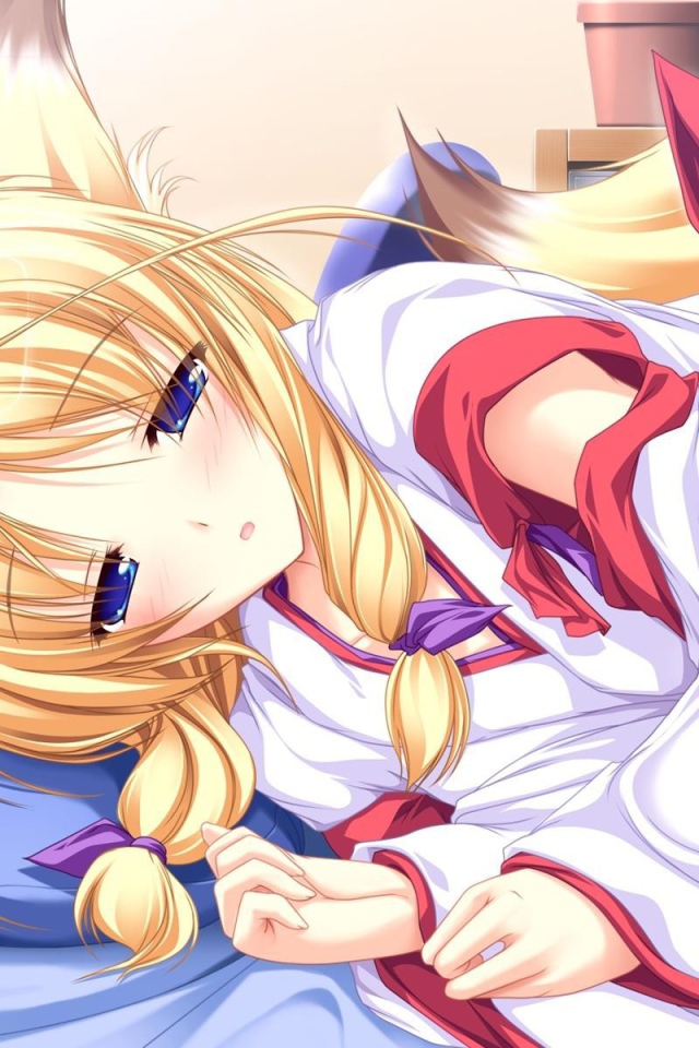 Сонная девушка из аниме Ina Koi