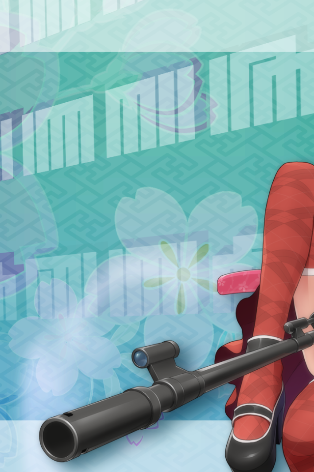 Девушка снайпер в аниме Onigirl