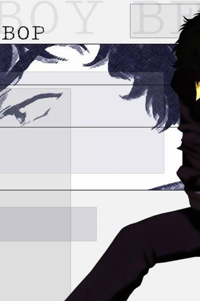 Парень Спайк из аниме Ковбой Бибоп