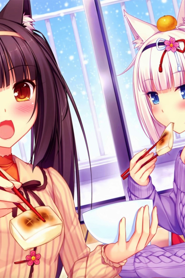 Суши в аниме Neko Para