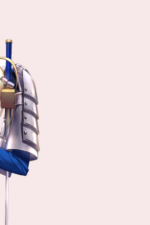 Шпага в руке девушки из аниме Ночь прибытия