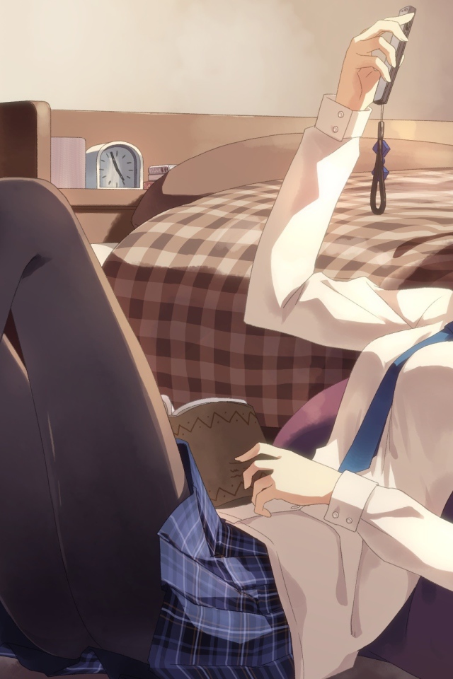 Тацуя Юкки в своей комнате, аниме