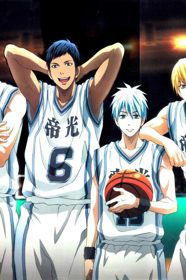 Команда из аниме Куроко баскетбол