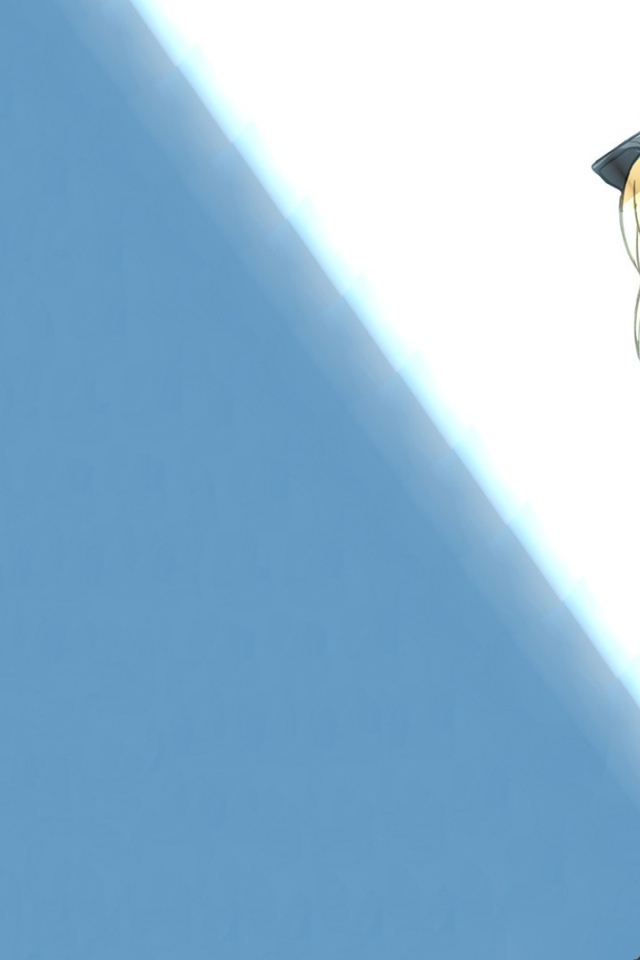 Кепка на голове девушки в аниме Ночь прибытия