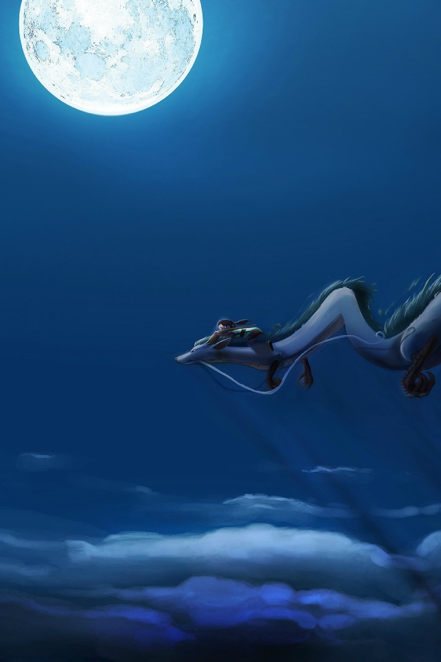 Дракон в небе, аниме Унесённые призраками