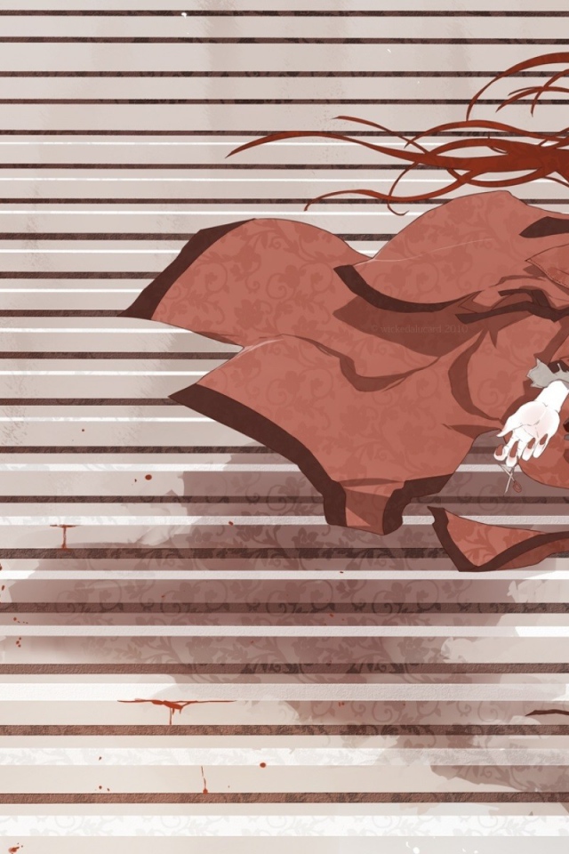 Девушка из аниме Тёмный дворецкий