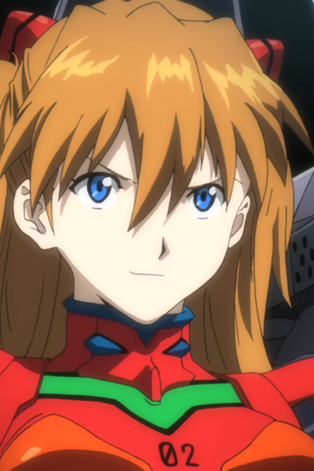 Девушка из аниме Neon Genesis Evangelion