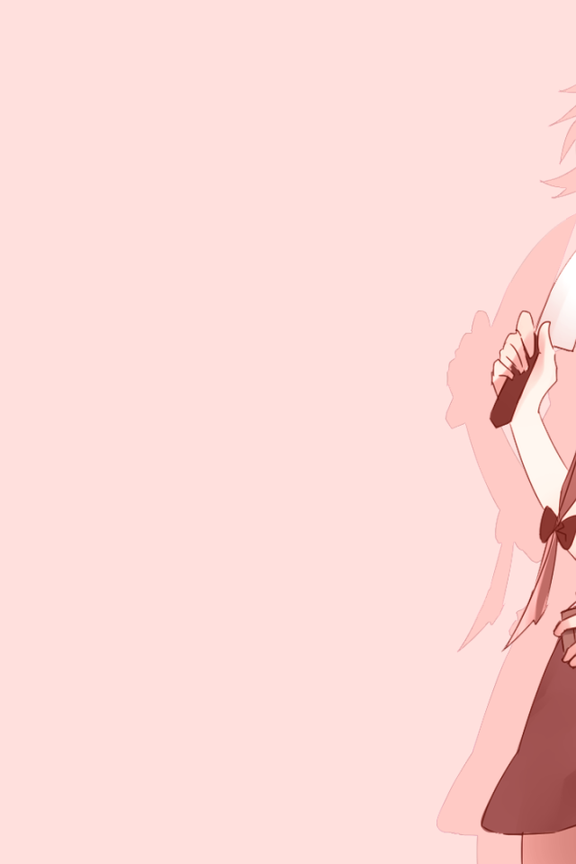 Девушка с ножом в аниме Яндере