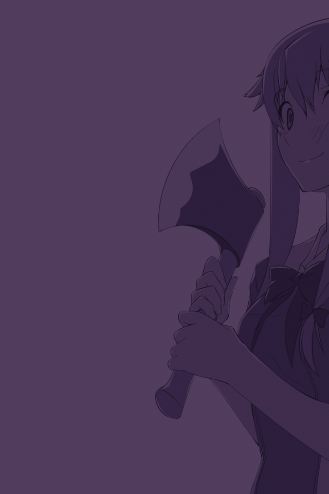 Девушка с топором, аниме Яндере