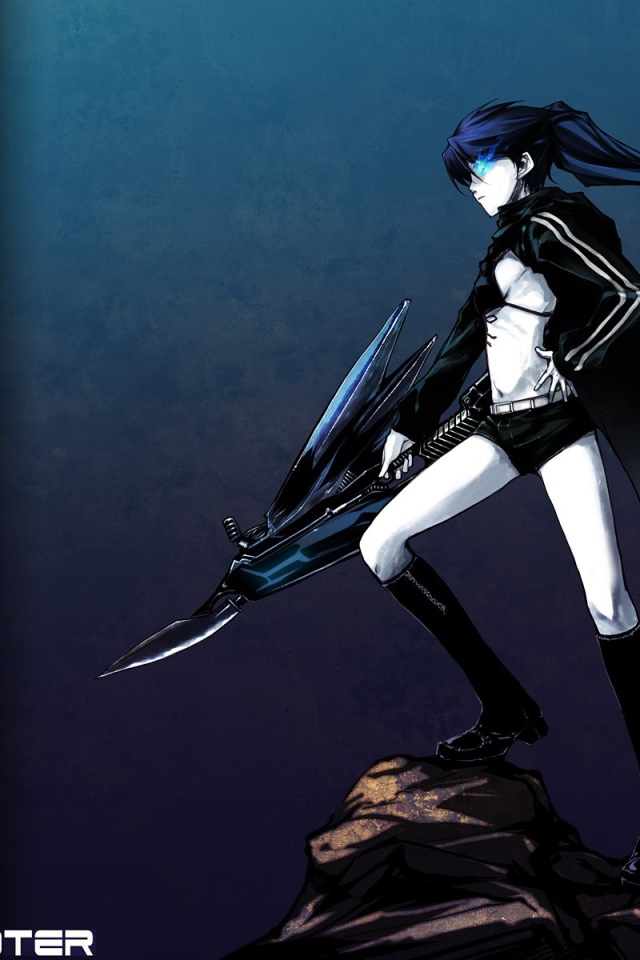 Герой аниме Стрелок с Черной скалы