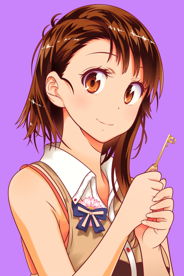 Ключ в руке девушки аниме Onodera Kosaki