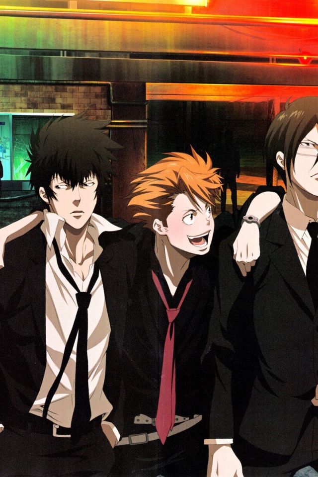 Главные герои аниме Psycho-Pass