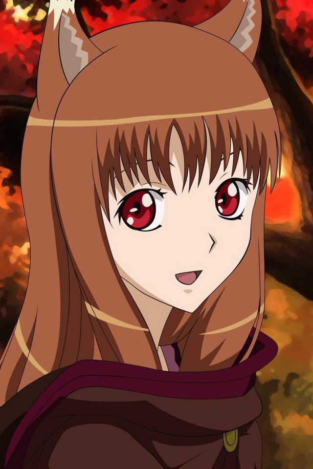 Главная героиня аниме Волчица и пряности