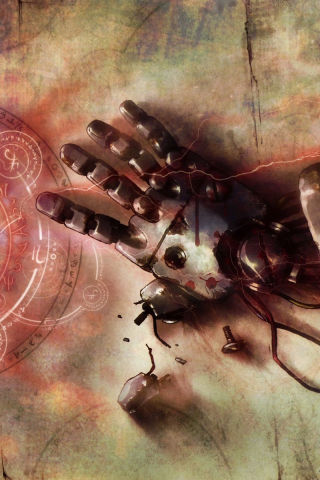 Рука робота, аниме Стальной алхимик