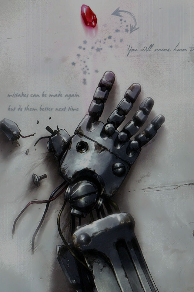 Рука робота из аниме Стальной алхимик