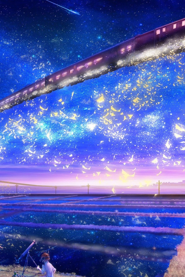 Поезд в небе, аниме Галактический экспресс 999