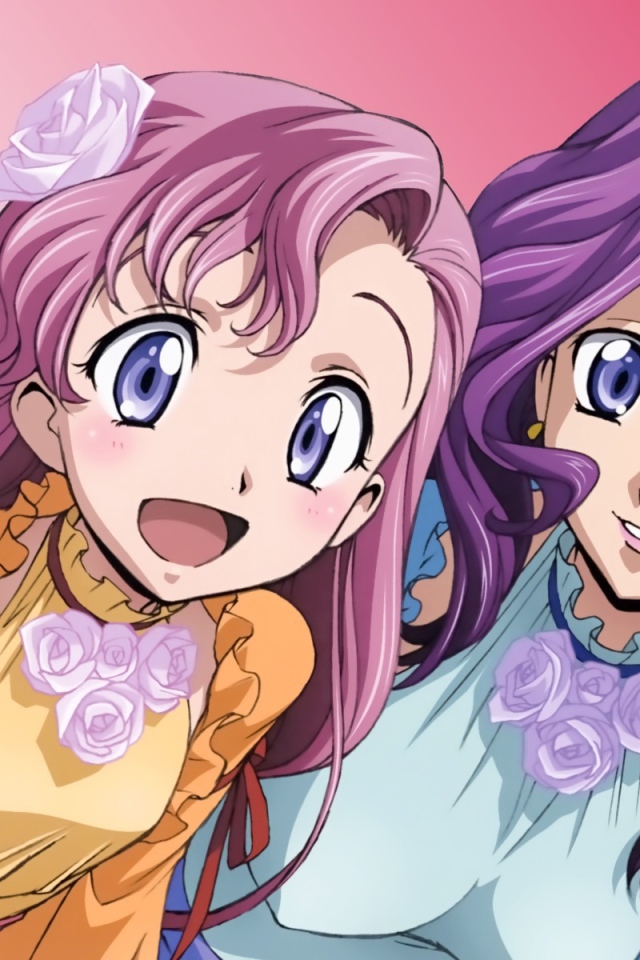 Две милых девочки из аниме Code Geass