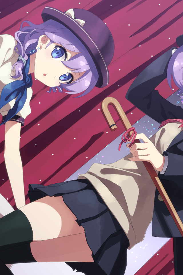 Две подруги в аниме DJ Max