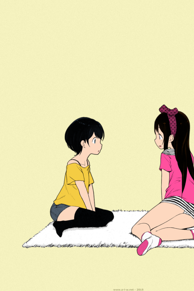 Две девушки из аниме Henreader