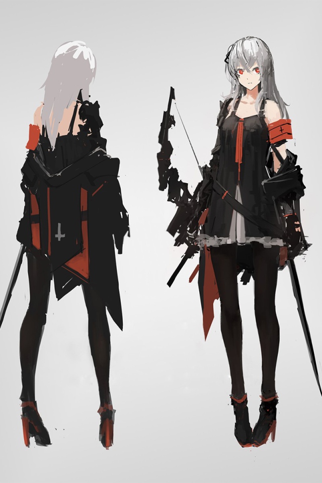 Две девушки аниме Pixiv Fantasia T