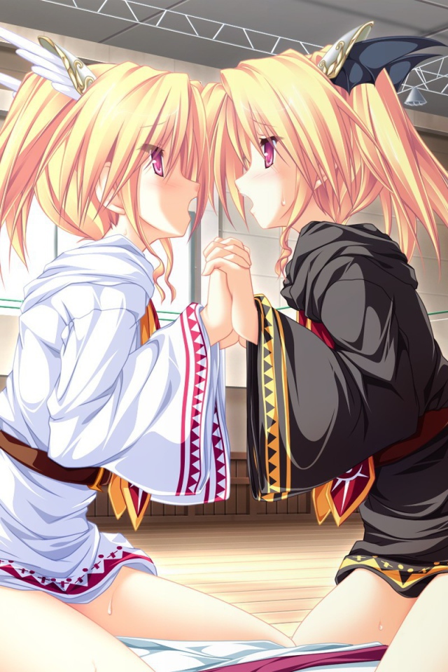 Две девушки в аниме Magus Tale