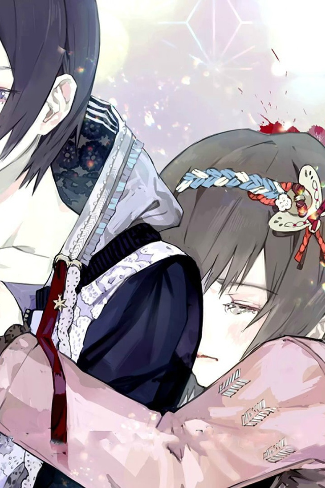 Два героя аниме Tokyo Ghoul