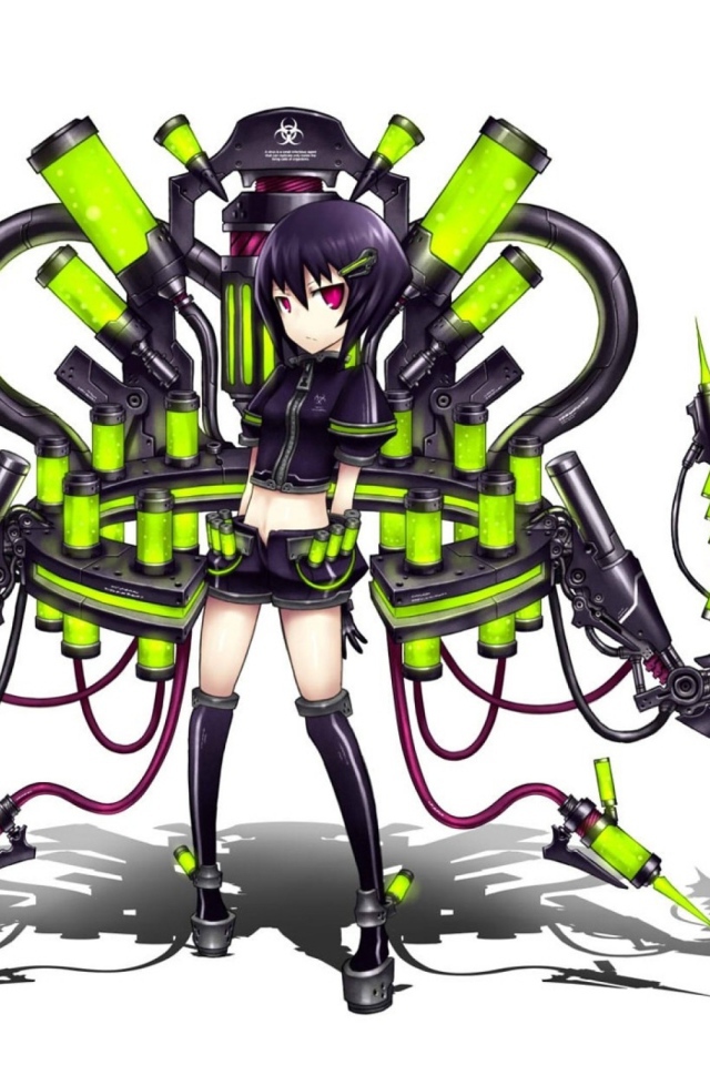 Вирусное вооружение девушки Gia Anime