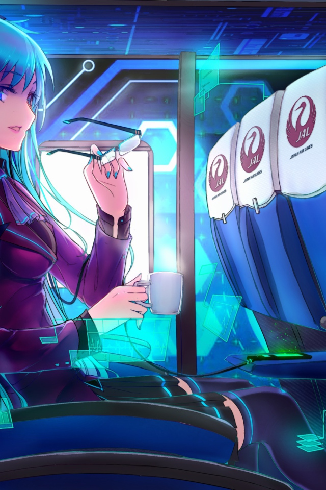 Вокалоид в салоне самолета, аниме Hatsune Miku