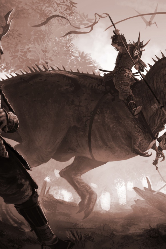 Воин на динозавре, аниме