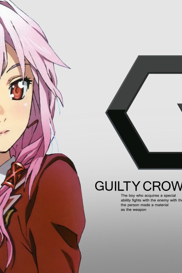 Девушка на постере аниме Корона грешника