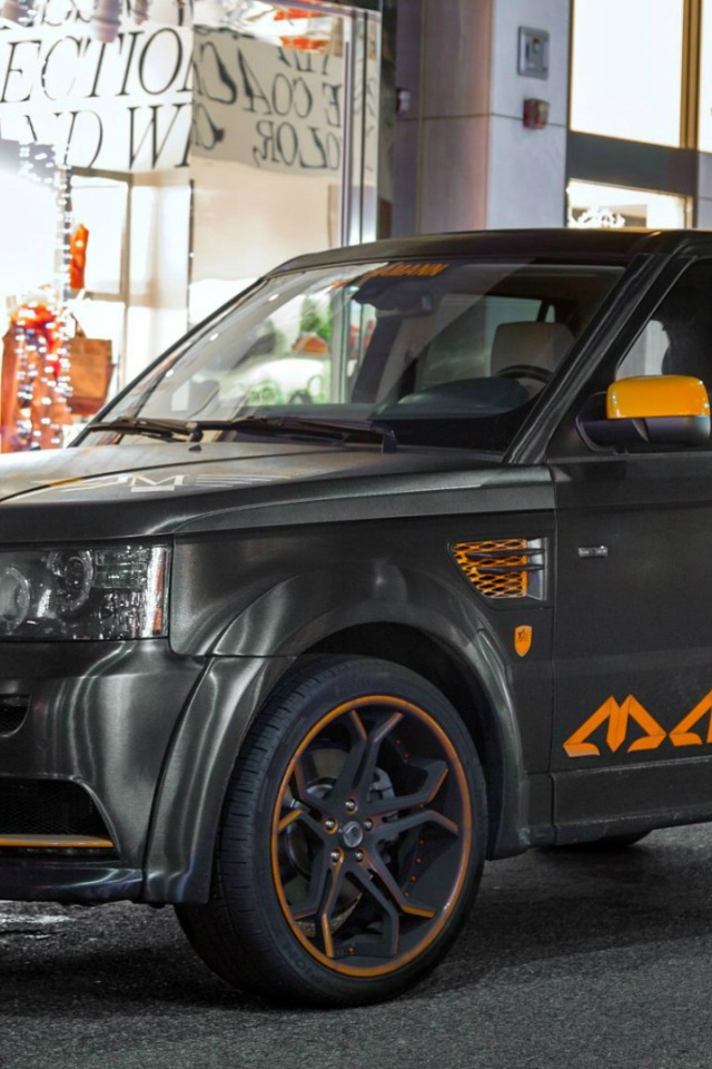 Черный Range Rover Sport by Mansory
