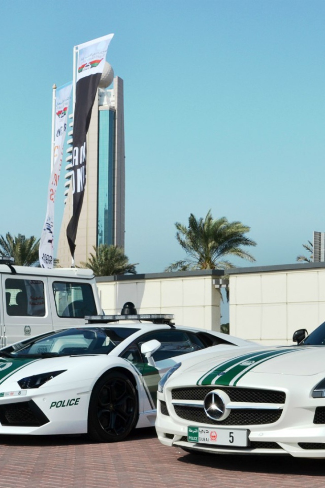 Автомобили полиции Дубая