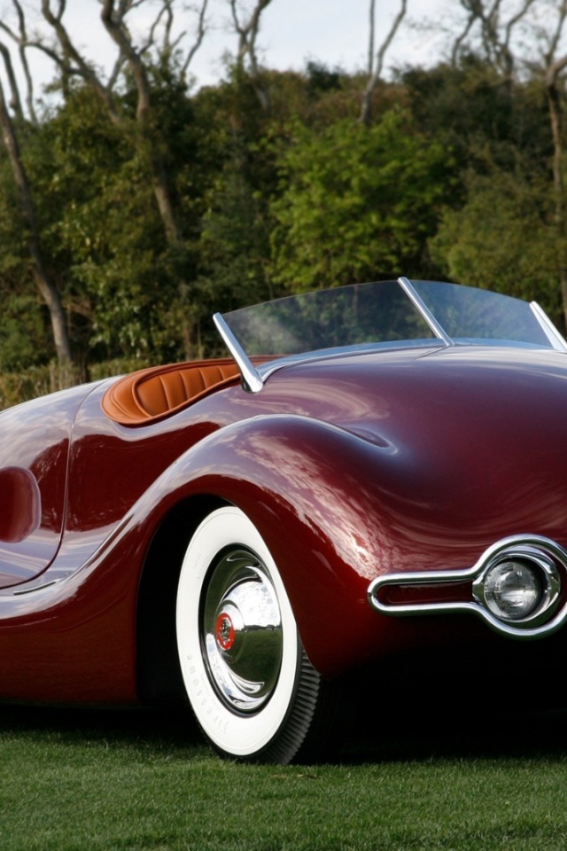 Фантастический дизайн ретро автомобиля