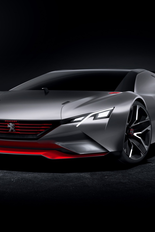 Серый Peugeot Vision GT