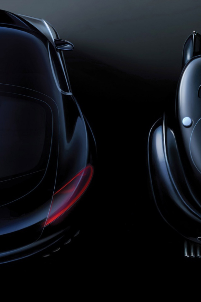 Авто Bugatti в форме черепашки