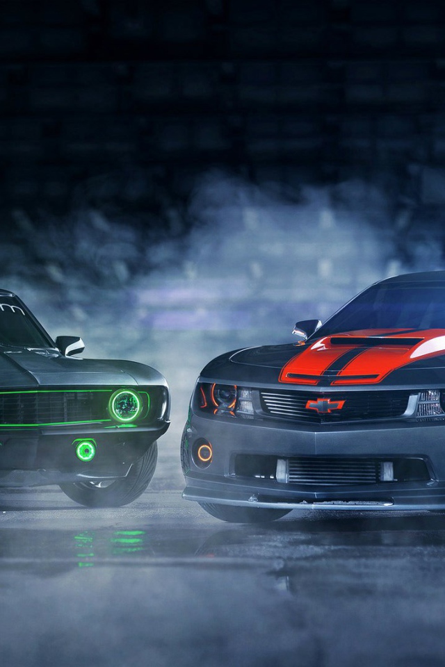 Дед и внук Chevrolet Camaro