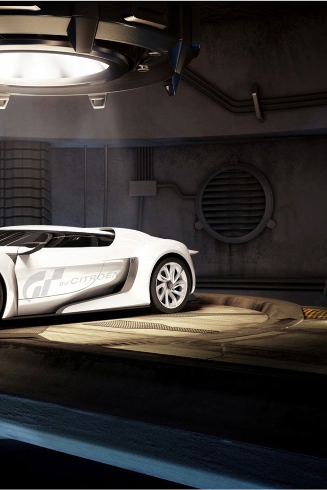 Белый  Citroën Gran Turismo